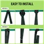 Yomisee Fixation balançoire, Fixation hamac, Suspension balançoire, supporte jusqu'à 500 kg en Polyester indéchirable avec 2 Pat