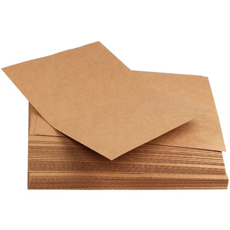 Dtaeye Carte Kraft 50 Pièces Cartes en Papier Kraft Carte Blanche Vierge Papier Kraft Marron Rond Cartes de Message Carte de Voe