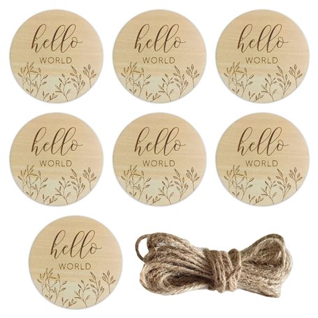 7 Morceaux De Cartes De Bébé Marquantes