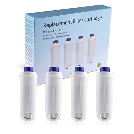 Somune Filtre à eau pour machine à café Delonghi dlsc002 Cartouche filtrante charbon actif adoucissant Compatible avec Delonghi