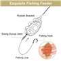 prota Lot de 11 mangeoires de pêche en ligne - Fournis avec un kit de ligne de pêche - Accessoires 15/20/30/40/50/60 g - Pour ri