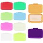 Lot de 50 cires dentaires pour appareils dentaires - Multicolore - Cire orthodontique - Parfum fruité - Pour porteurs d'appareil