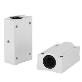 Lot de 2 roulements à billes linéaires SCS12UU - En aluminium - 12 mm - Pour CNC