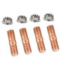 Écrous de Bride Hexagonaux à Collerette Kit de Goujons Turbo Haute Résistance à Filetage M10 * 1.50 T3 T4 T6 pour Fixer le Turbo