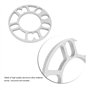 Entretoises de Roue, 2pcs 10mm entretoises de Roue en Alliage d'aluminium Cales universelles adaptées pour Roue de Goujon 4/5