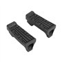 Broco Cale Pied Moto Une pédale avant pair caoutchouc Repose-pied du pied PEGS Fit for Yamaha YBR 125