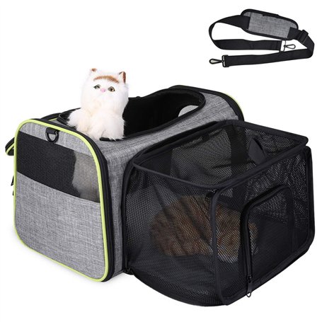 TAMOWA Sac de Transport Chat Chien Extensible et Autres Animaux de Compagnie