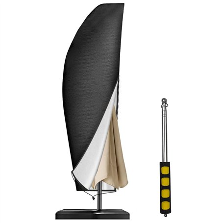 Ceisazira Noir Housse Parasol Déporté Imperméable