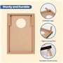 Cornhole Jeu de lancer d'extérieur pour enfants et adultes avec 8 sacs de sable et 2 planches de cornhole