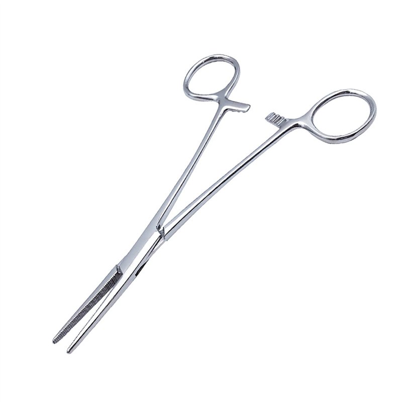 Pince à Clamper Droite May – 13 Cm, Acier Inoxydable Avec Griffe, Précision Et Solidité