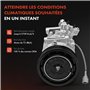 Frankberg Compresseur Climatisation avec attelage Compatible avec Meg.ane III Grandtour KZ0/1 Meg.ane III Hatchback B3 BZ0/1 Scé