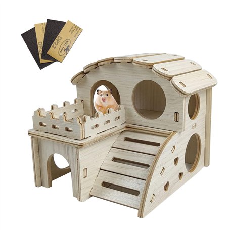 Zzcy Maison de Hamster en Bois