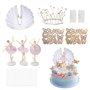 Lot de 25 décorations de gâteau sur le thème du ballet