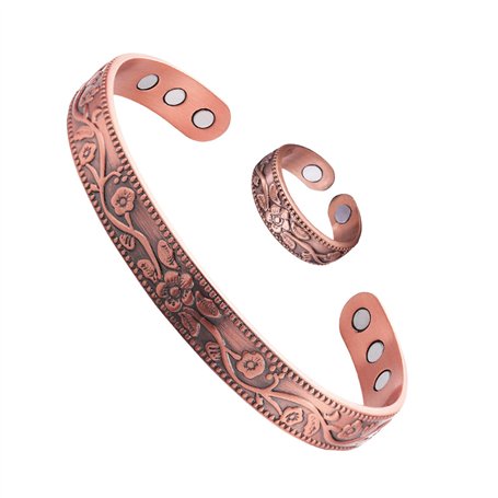 Bracelet magnétique en fleur de prunier 1 pièce