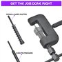 Zoomtools Ensemble de 13 pièces de disjoncteur de chaîne de moto, outil de rivetage de chaîne et kit de rivetage