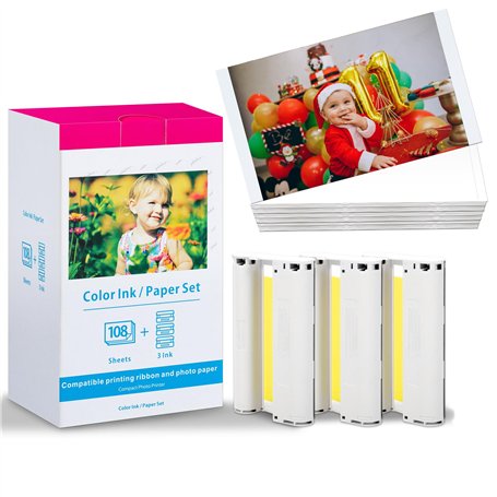 Papier Photo Recharge pour Canon Selphy CP1300