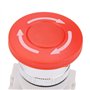 5A 220V 22mm L'arret d'urgence Bouton Poussoir NO/NC Rouge Capuchon Champignon