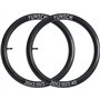 YunSCM 2PCS 52/62-406 épaissies Chambres à air 20x2.10/2.25/2.35/2.40 AV32mm Schrader Valve Compatible 20 Pouces Chambre à air 2