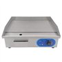 TAIMIKO Plancha Électrique Professionnelle en acier inoxydable Commercial Plaque de Gril en Fer 3000W 220-240V Lisse