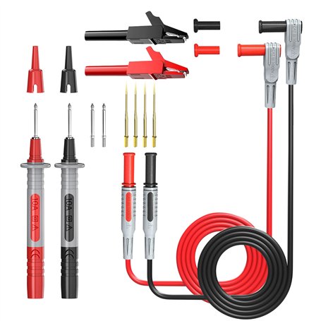 Cleqee Kit de cordons de test pour multimètre