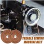 GZcaiyun 5 Pcs Courroie Machine à Coudre en Cuir, 1.83m × 5mm Courroie de Machine à Coudre pour Machines à Coudre à Pédale à L'a