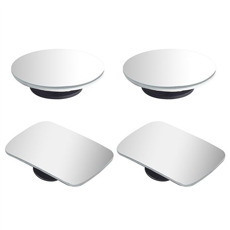 Rétroviseur Carré 2 Pièces Et Rétroviseur Rond 2 Pièces