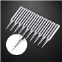 Pointes à Souder, 10Pcs 900M-TI Panne fer à Souder Sharp Soudure de Rechange Pointes pour Fer à Souder Outil de Station Applicab