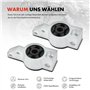 Frankberg 2x Bras de suspension Compatibles avec A3 2003-2013 A3 Sportback 2004-2013 C.a.d.d.y Alltrack 2015-Aujourd'hui Golf V/