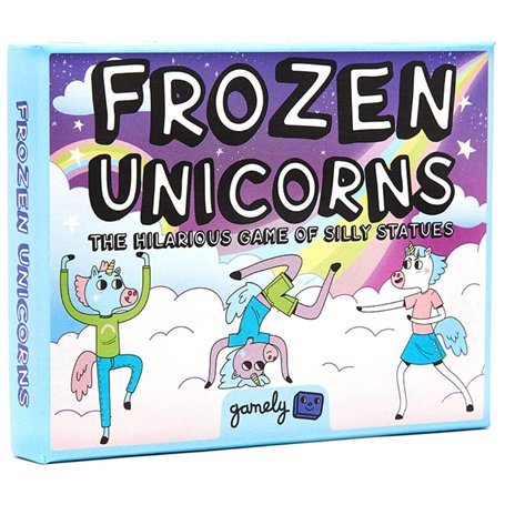 Frozen Unicorns: The Hilarant Pocket Size Party Game of Silly Statues. Le Jeu Familial Rapide à Apprendre Qui Fait Rire Les Enfa