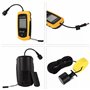 A31CS Sonar de pêche portable 100 m avec écran LCD et alarme – Couleur sans fil portable