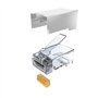 GeerkerChip Cat 6 Connecteur Lot de 20,Cat6 Conducteur Cat6 Blindé RJ45 8P8C Connecteur pour STP Câble Réseau Ethernet Serre-Câb