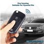 PMELCXD 3 Boutons de Remplacement de Cas de clé Fob Compatible pour Hyundai i20 i30 i35 ix20 ix35 Pliant télécommande Accessoire