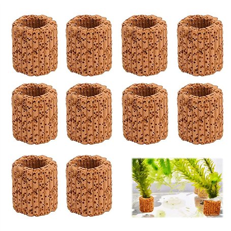 Yqhugbc 10 Pièces Anneau de Fixation pour Plantes Aquatiques