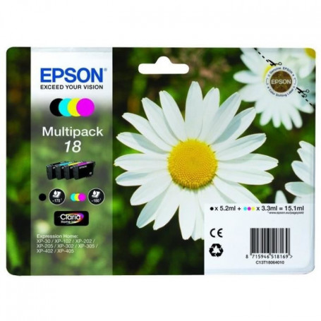 EPSON Cartouches d'Encre Multipack Pâquerette T1806 61,99 €
