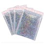 Enveloppes à Bulles,RoadLoo 40 Pièces Enveloppes Rembourrées Enveloppes de Coussin Holographiques Métalliques Bulle Mailer Envel