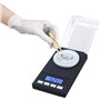 Hotloop Balance de Precision Milligrammes 50 x 0.001g Mini Balance de Bijoux Professionnelle, Balance de Cuisine avec étui, Pinc
