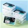 400 pièces Fil dentaire SoieFil, fourchette interdentaire, avec récipient hygiénique et portable. Soins dentaires pour toute la 