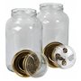 myFERMENTS Bocaux en Verre Avec Couvercle - Grand Mason Jar de 4.25 l- Bouteille à Large Goulot pour Infuser de Gros Morceaux de