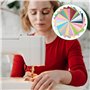 Wenrescry Lot de 30 tissus en coton patchwork - 20 x 25 cm - Paquets de tissu en coton uni et carrés colorés pour le bricolage, 
