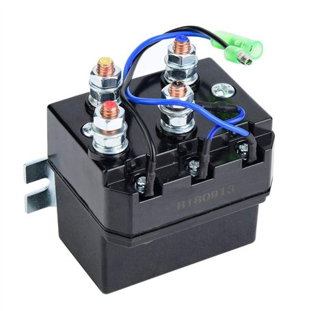Relais de contacteur de solénoïde de treuil pour 1500-5000lb ATV UTV treuils Relais de solénoïde électrique de contacteur de tre