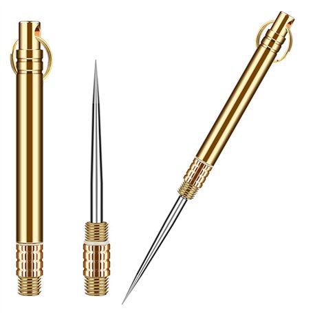 QianFenShi 2Pcs Cure Dents en Titane