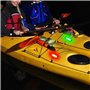 Lot de 6 Feux de Navigation pour Bateau,Lumière de Sécurité LED a Clip sur Stroboscope/Feux de Circulation,6 Types de Modes Clig