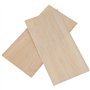 CHUEHKAK Lot de 16 plaques de contreplaqué de 1 mm d'épaisseur - Plaques en bois de balsa - Panneaux fins en bois de paulownia -