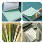 PLATEYTR Kit de Fournitures Scolaires Aesthetique Couleur Sticky Notes 480 Pièces Marque Page Adhesif Papeterie Maison, Scolaire