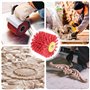 Brosses abrasives : grain 80, largeur 100 mm – Ø 120 mm | rouleau abrasif adapté au rouleau abrasif, brosse en nylon pour machin