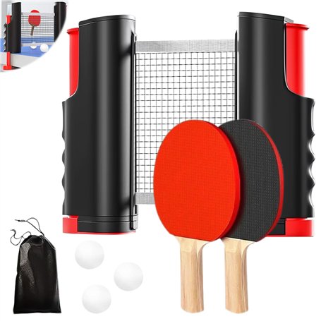 HOMURY Set de raquettes de ping-pong professionnel - 2 raquettes