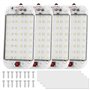 Nizirioo 48 LED Éclairage intérieur de voiture : 4 pièces 12 V – 85 V Éclairage intérieur de voiture avec interrupteur
