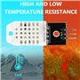 Lot de 5 capteurs de température DHT/2302-22 modules - Capteur d'humidité - Avec platine et câble - 3,3-5,5 V - Compatible avec