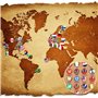 Punaises Drapeau National 291 Pièces - Épingles Décoratives Pays Carte Avec Plaques de Liège - Métal Pins Créatifs Pour Tableau
