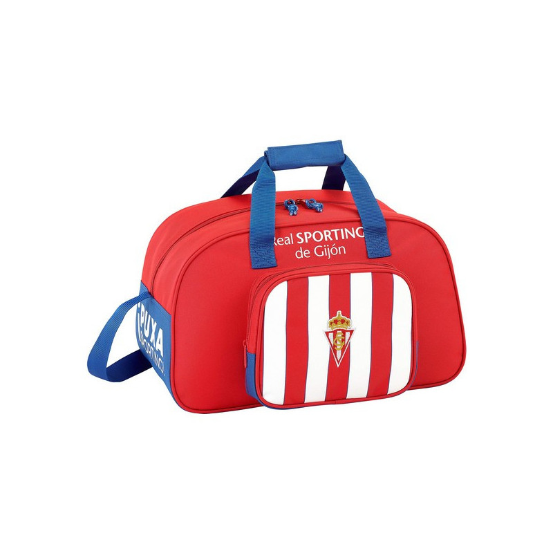 Sac de sport Real Sporting de Gijón Rouge Blanc (40 x 24 x 23 cm)